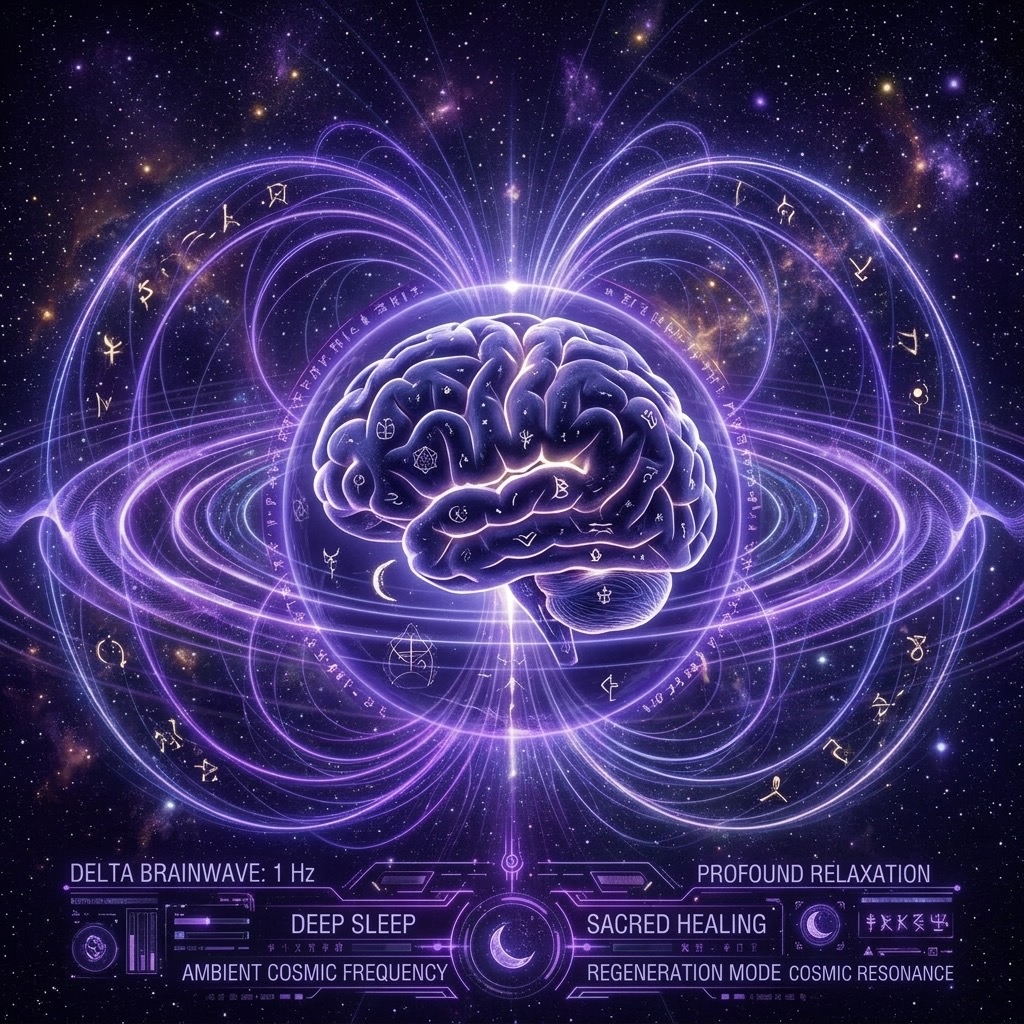 1 Hz Brainwaves frequency visualization