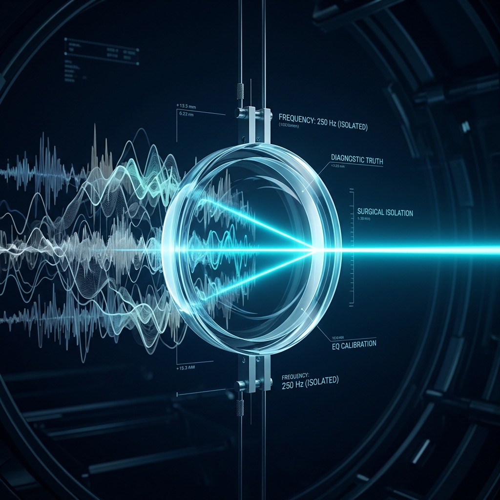 250 Hz Test Tones frequency visualization