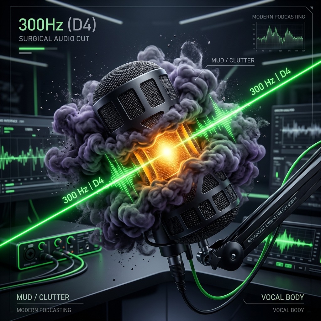 300 Hz Musical Notes frequency visualization