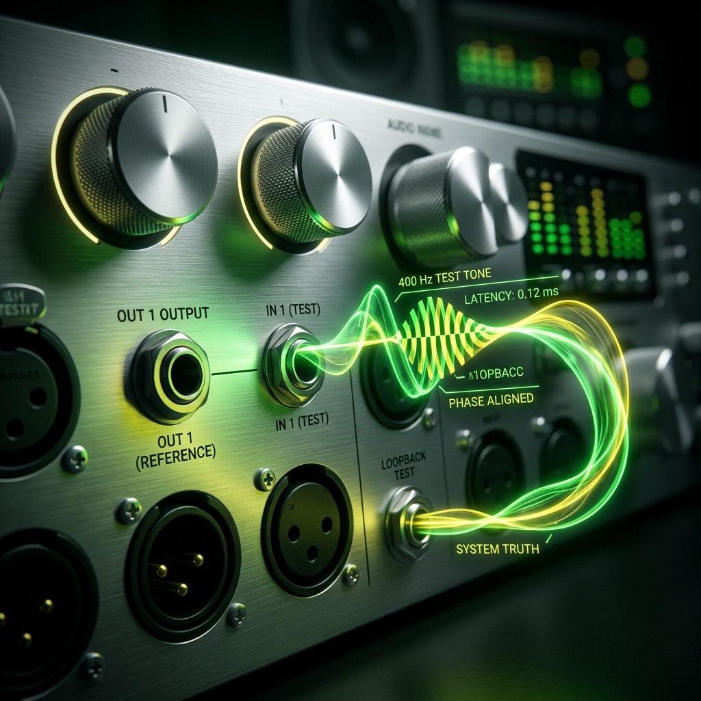 400 Hz Test Tones frequency visualization