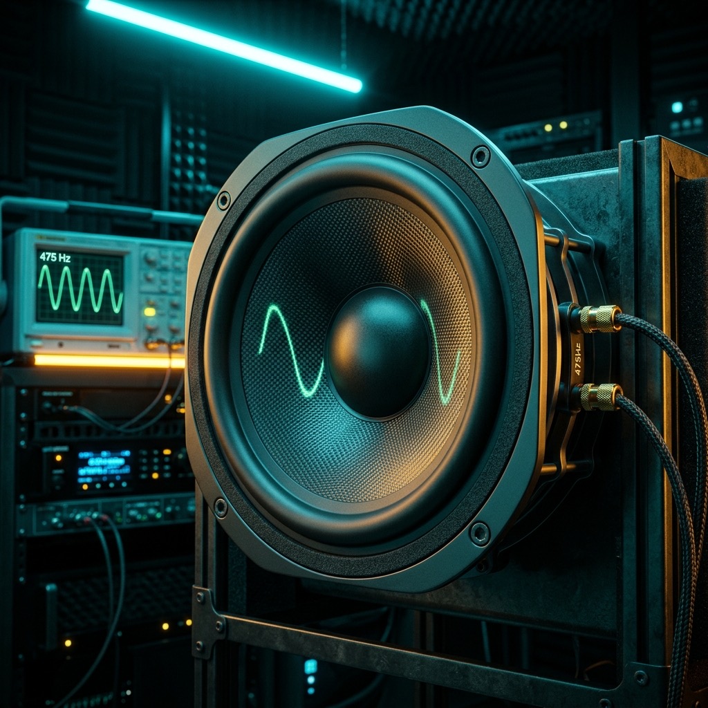 475 Hz Test Tones frequency visualization