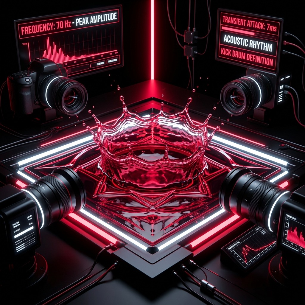 70 Hz Test Tones frequency visualization