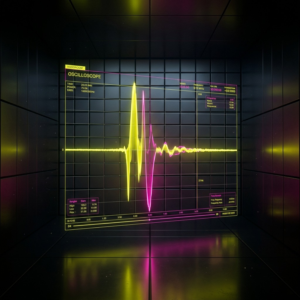 75 Hz Test Tones frequency visualization