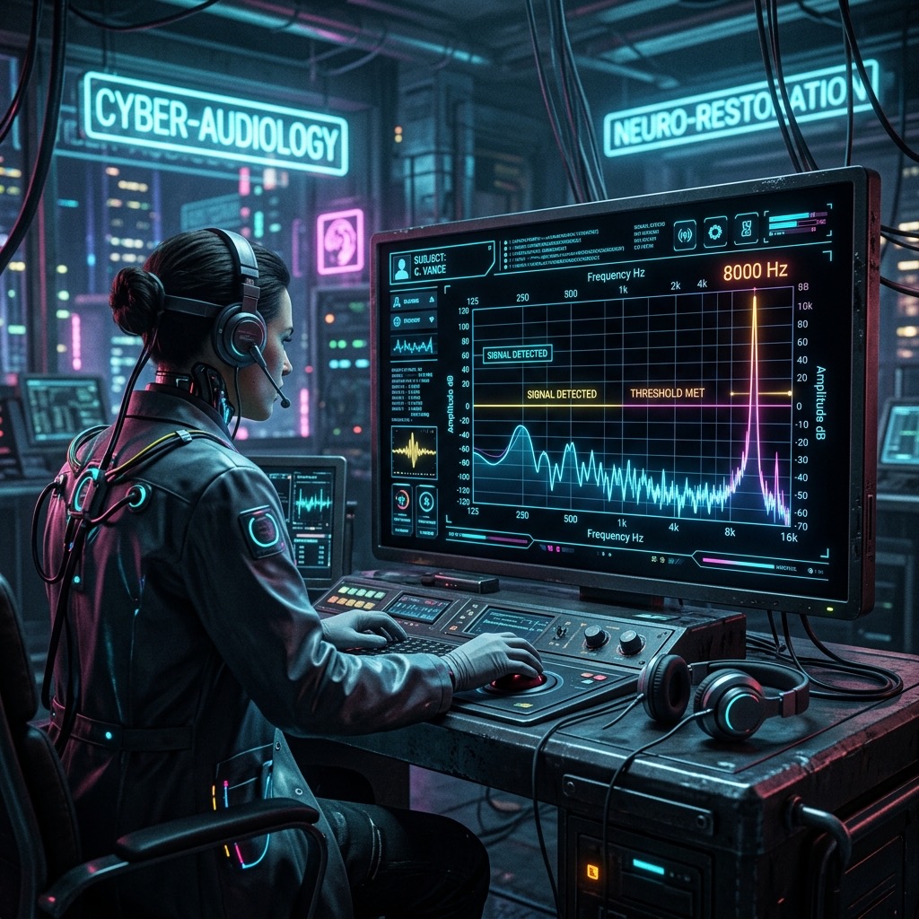 8000 Hz Hearing Tests frequency visualization